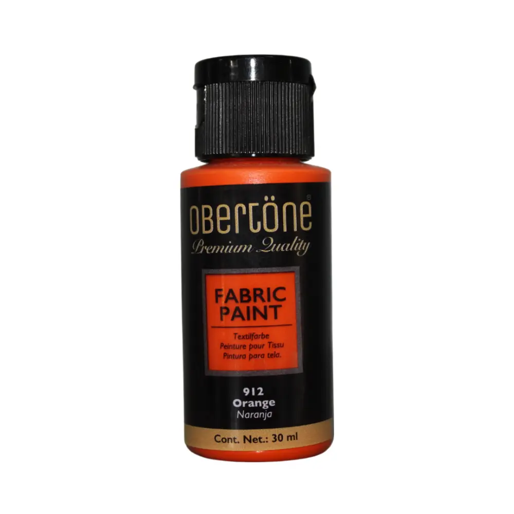 912 NARANJA 30ml PINTURA TEXTIL OBERTONE 301040