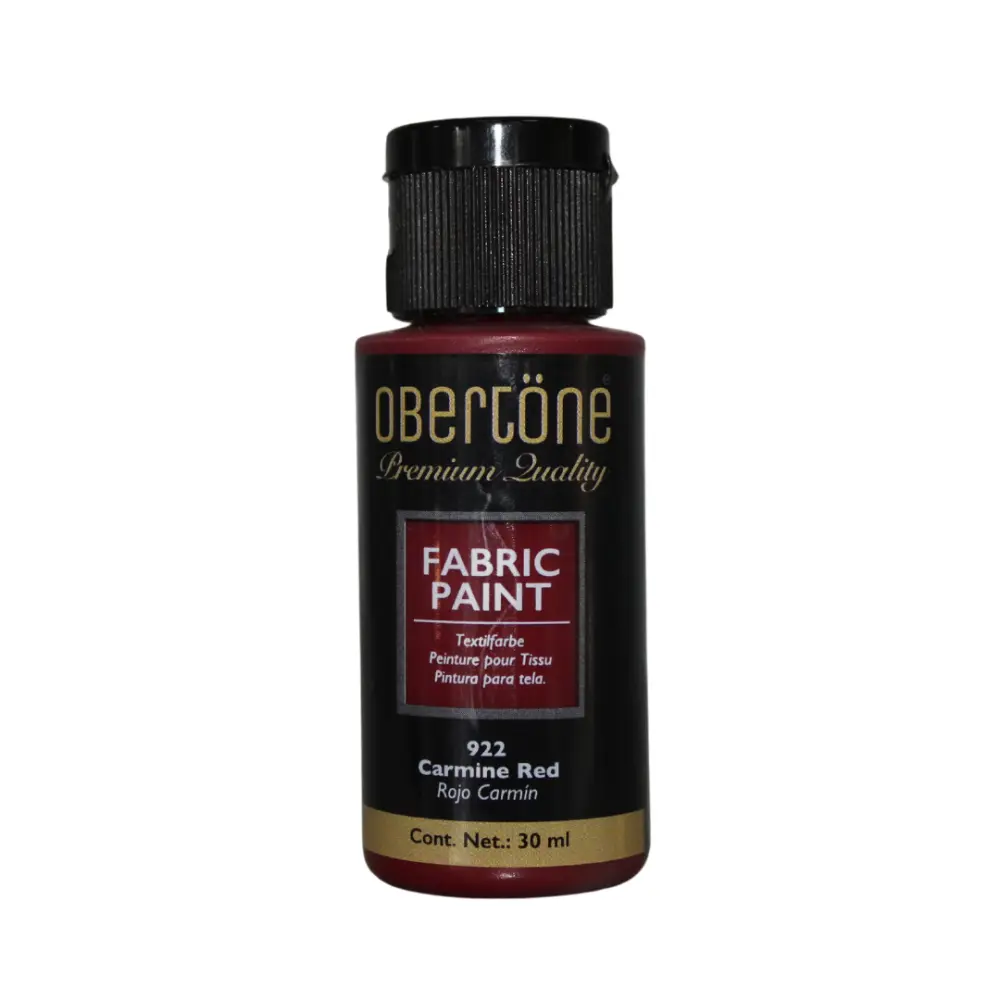 922 ROJO CARMIN 30ml PINTURA TEXTIL OBERTONE 301048