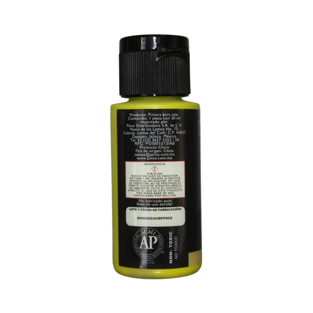 954 PISTACHE 30ml PINTURA TEXTIL OBERTONE 301092 - Image 3