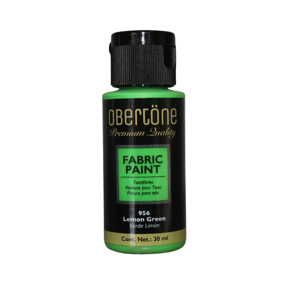 956 VERDE LIMON 30ml PINTURA TEXTIL OBERTONE 301096
