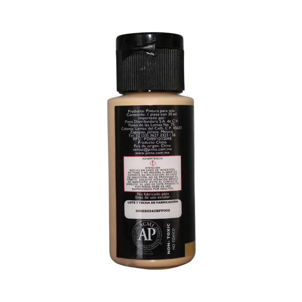 961 PIEL MEDIA 30ml PINTURA TEXTIL OBERTONE 301100 - Image 3
