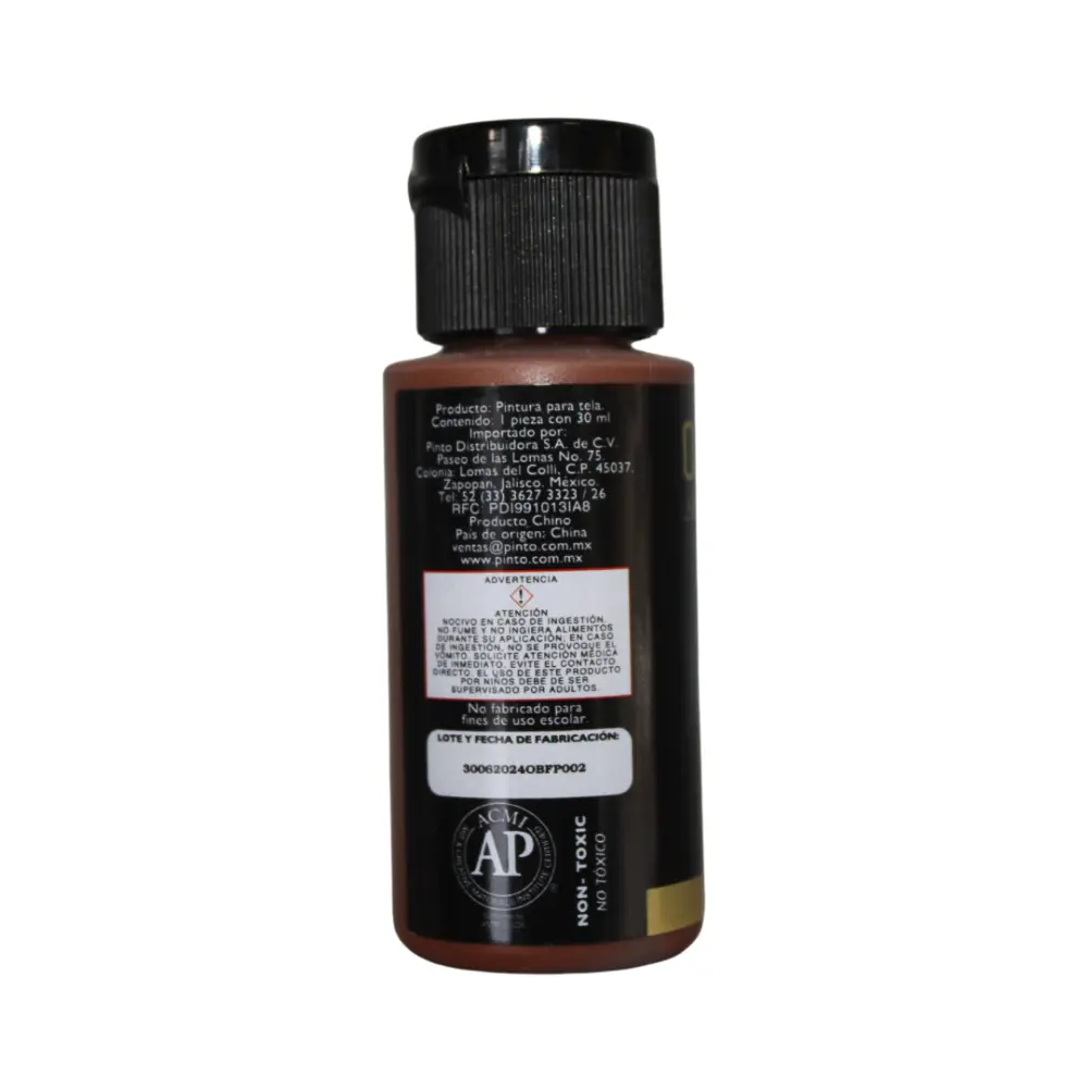 964 CHOCOLATE 30ml PINTURA TEXTIL OBERTONE 301106 - Image 3