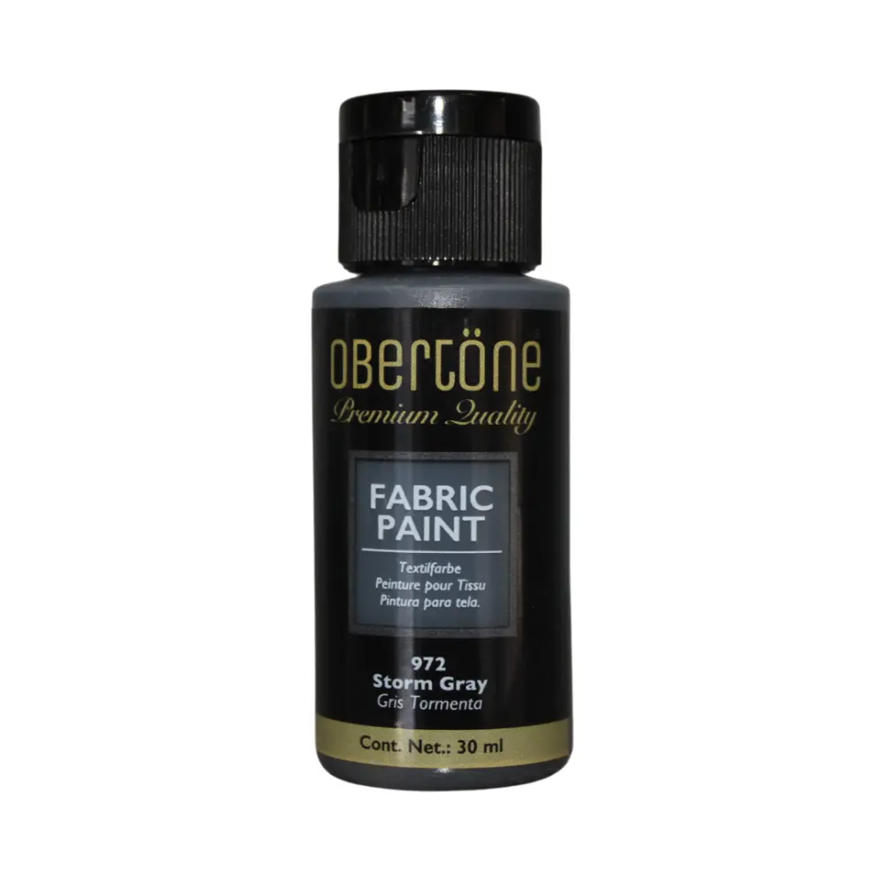 972 GRIS TORMENTA 30ml PINTURA TEXTIL OBERTONE 301112