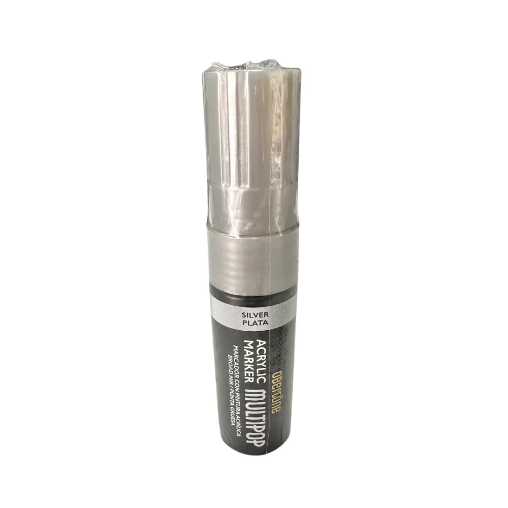 115 SLVER MULTIPOP ACRYLIC PAINT MARKER EXFINE OBERTONE 301130
