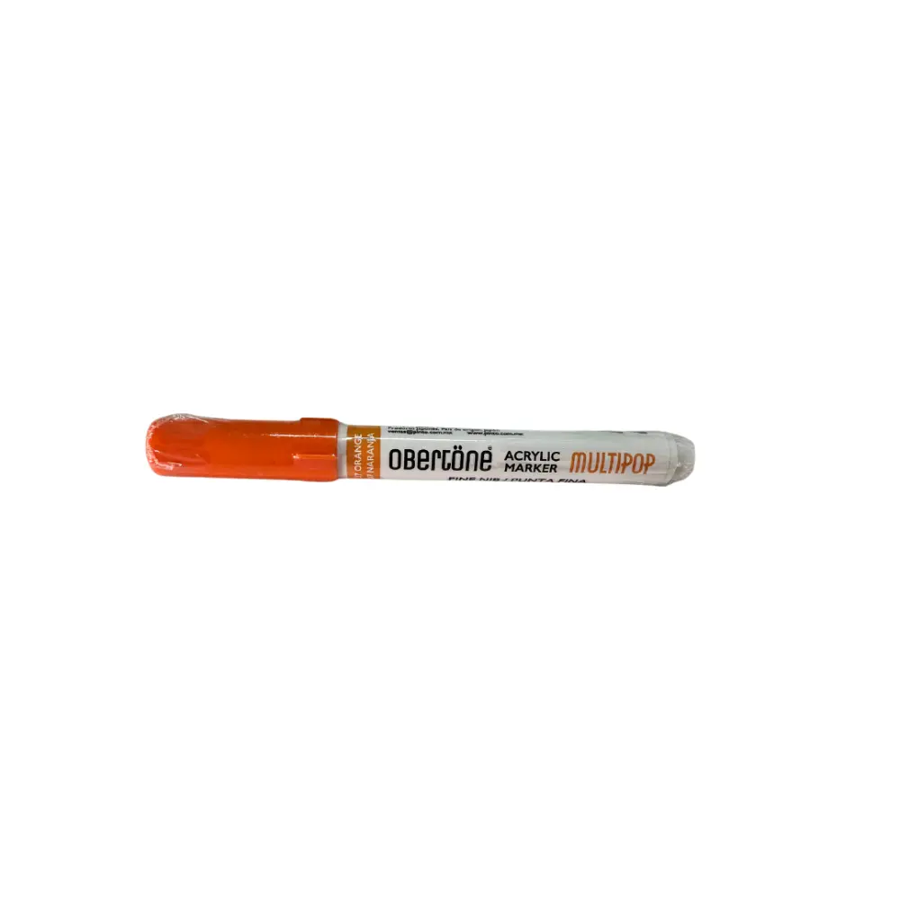 215 7 ORANGE MULTIPOP ACRYLIC PAINT MARKER FINE BULLET OBERT 301146