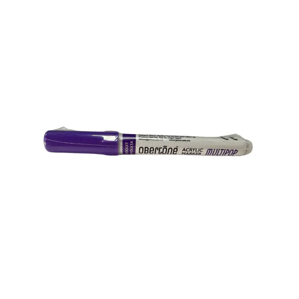 215 8 VIOLET MULTIPOP ACRYLIC PAINT MARKER FINE BULLET OBERT 301148