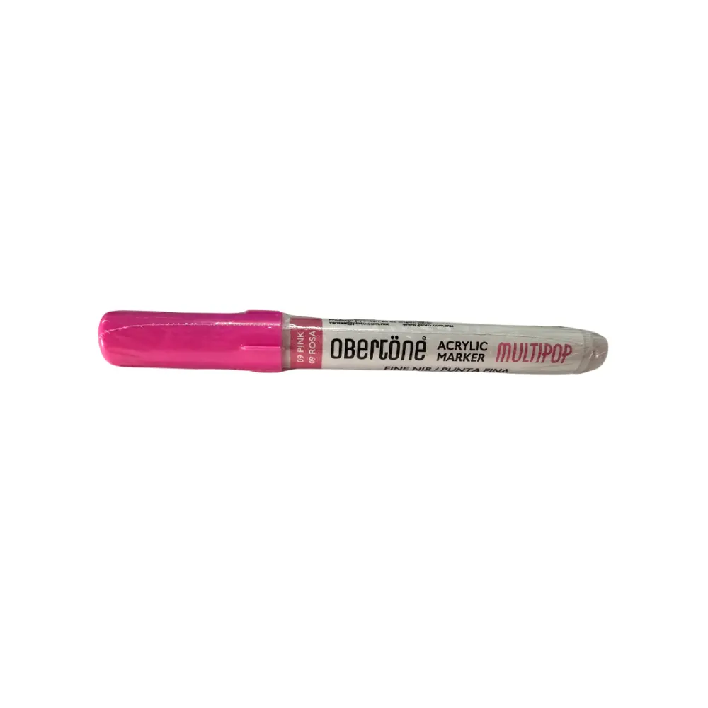 215 9 PINK MULTIPOP ACRYLIC PAINT MARKER FINE BULLET OBERTON 301150