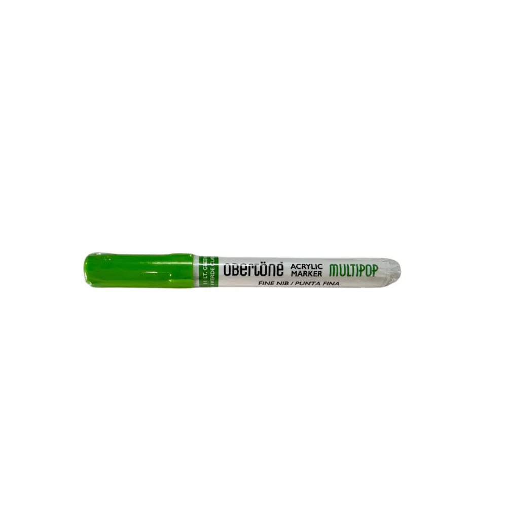 215 11 LT GREEN MULTIPOP ACRYLIC PAINT MARKER FINE BULLET O 301154