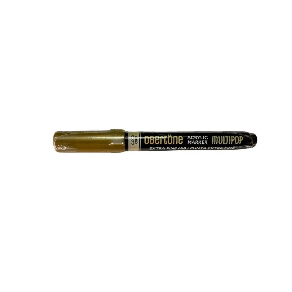 215 GLD MULTIPOP ACRYLIC PAINT MARKER FINE BULLET OBERTONE 301166