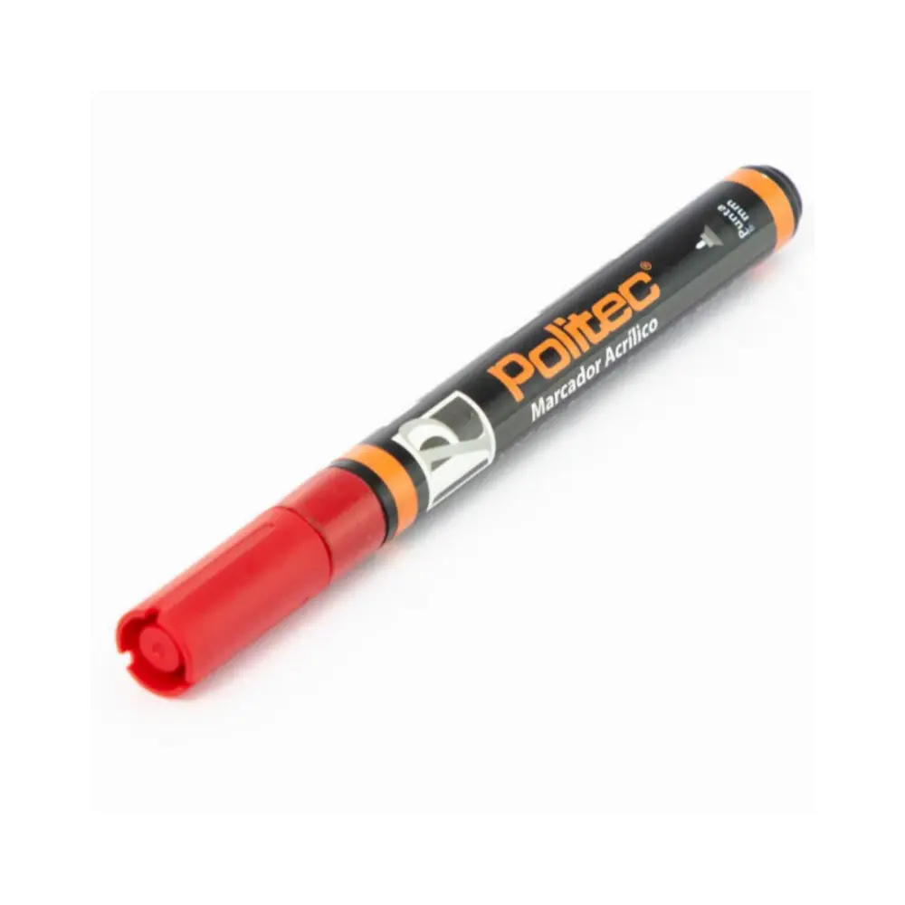 Marcador acrilico Politec 4 mm Rojo 314 301602