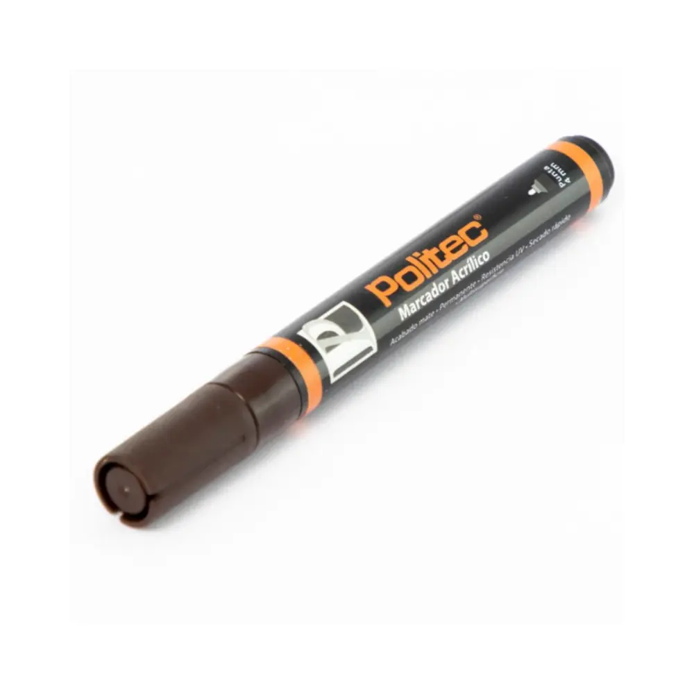 Marcador acrilico Politec 4 mm Sombra Cafe 304 301608