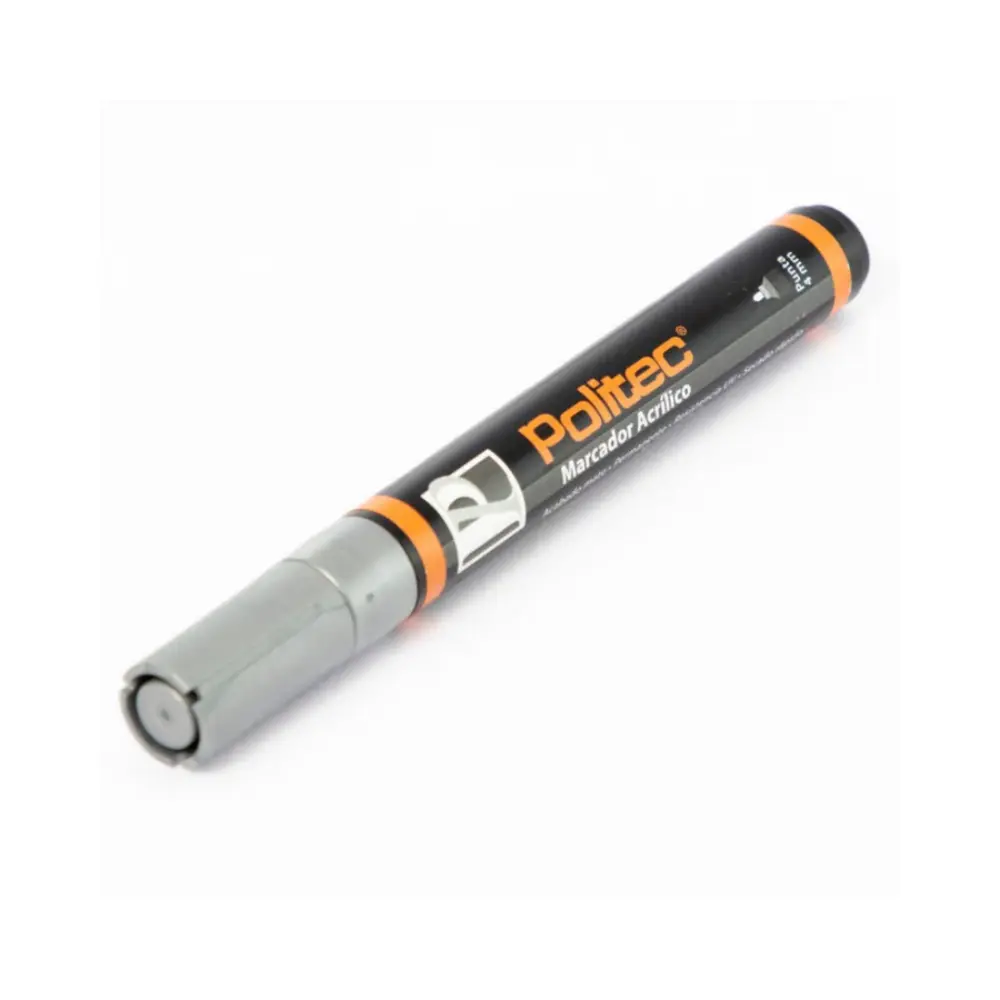 Marcador acrilico Politec 4 mm Plata 701 301624