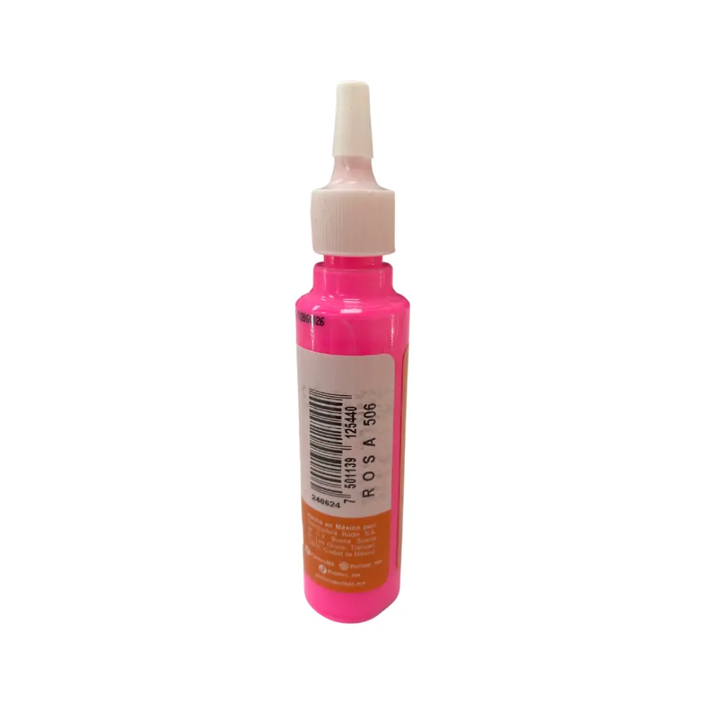PINTURA TEXTIL FLUOR #506 30ml ROSA 301688 - Image 2