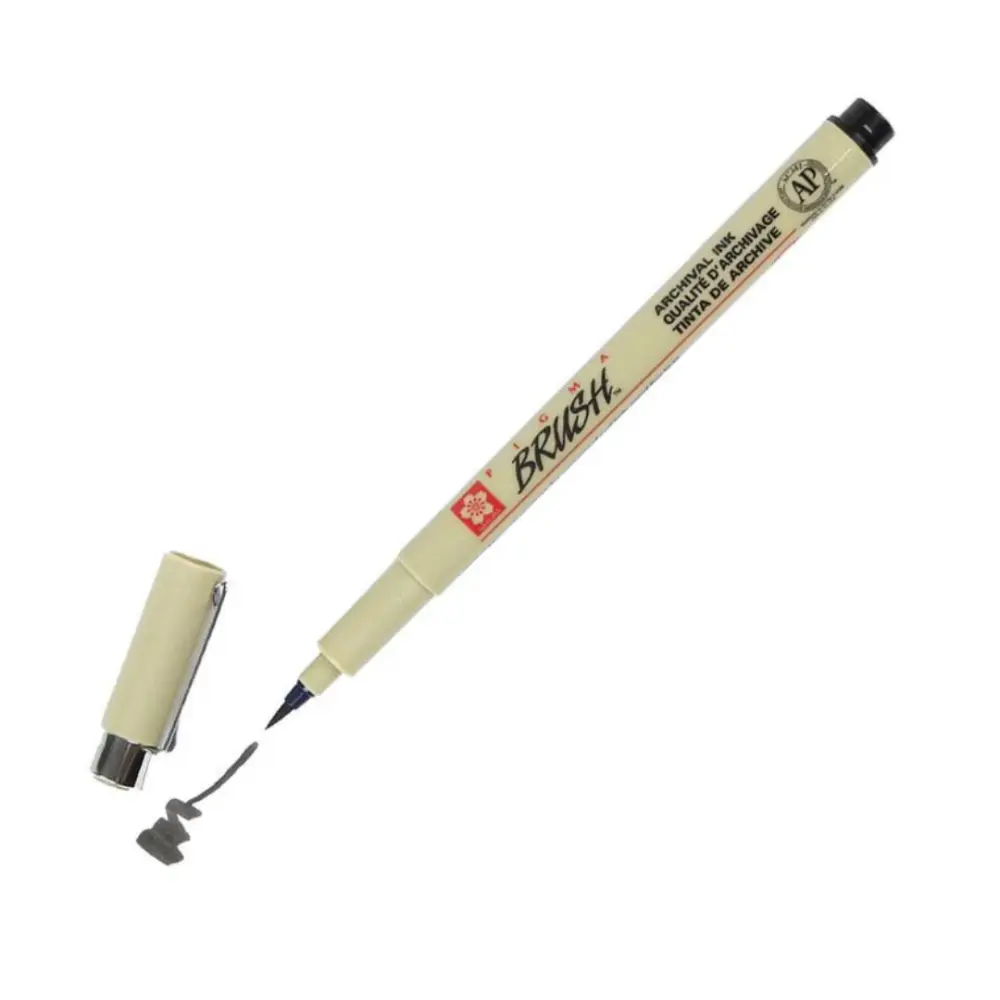 Estilografo punta pincel Pigma Brush Negro 301780