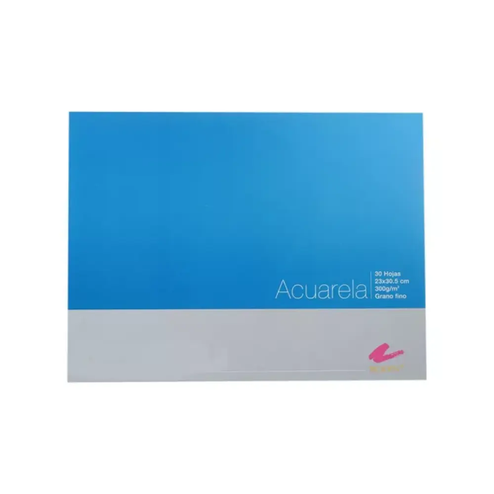 BLOCK ACUARELA 300g 30 hojas de 23x30.5cm 301794