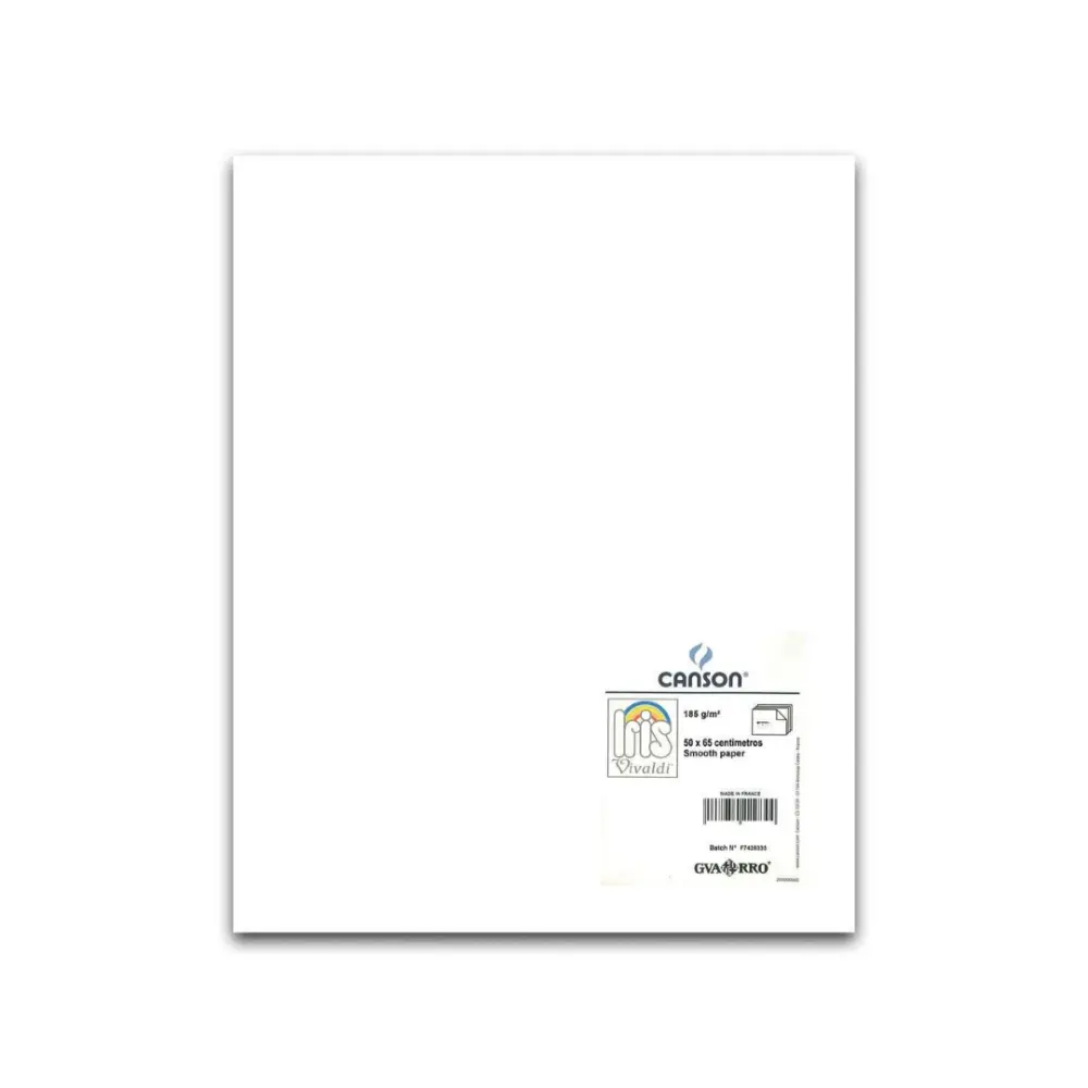 I. VIVALDI 50X65 185G BLANCO 01 304054