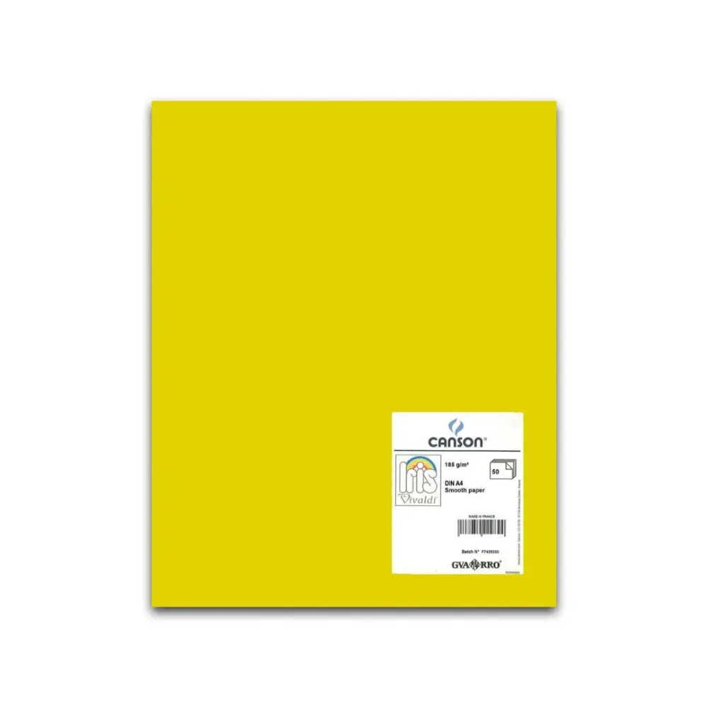 I. VIVALDI 50X65 185G AMARILLO CANARIO  04 304058