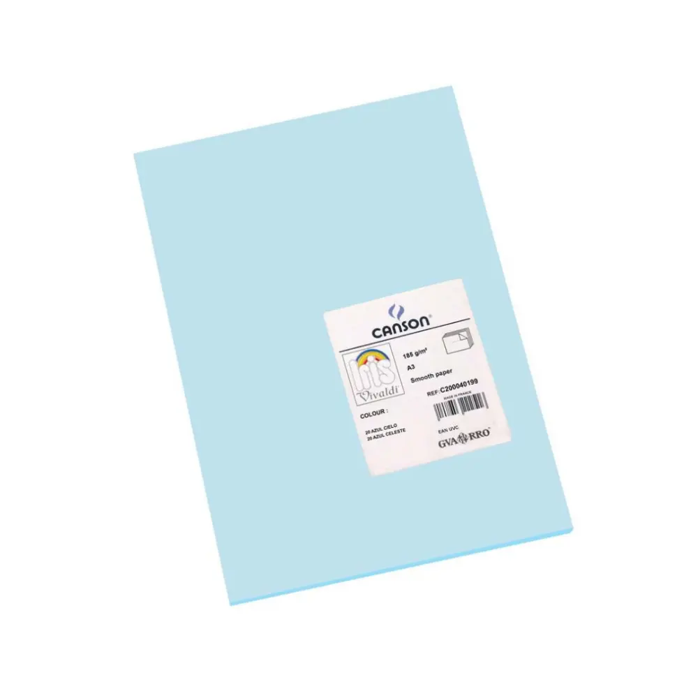 I. VIVALDI 50X65 185G AZUL CIELO  20 304078