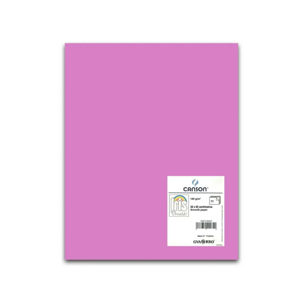 I.VIVALDI 50X65 185G PURPURA  86 304100