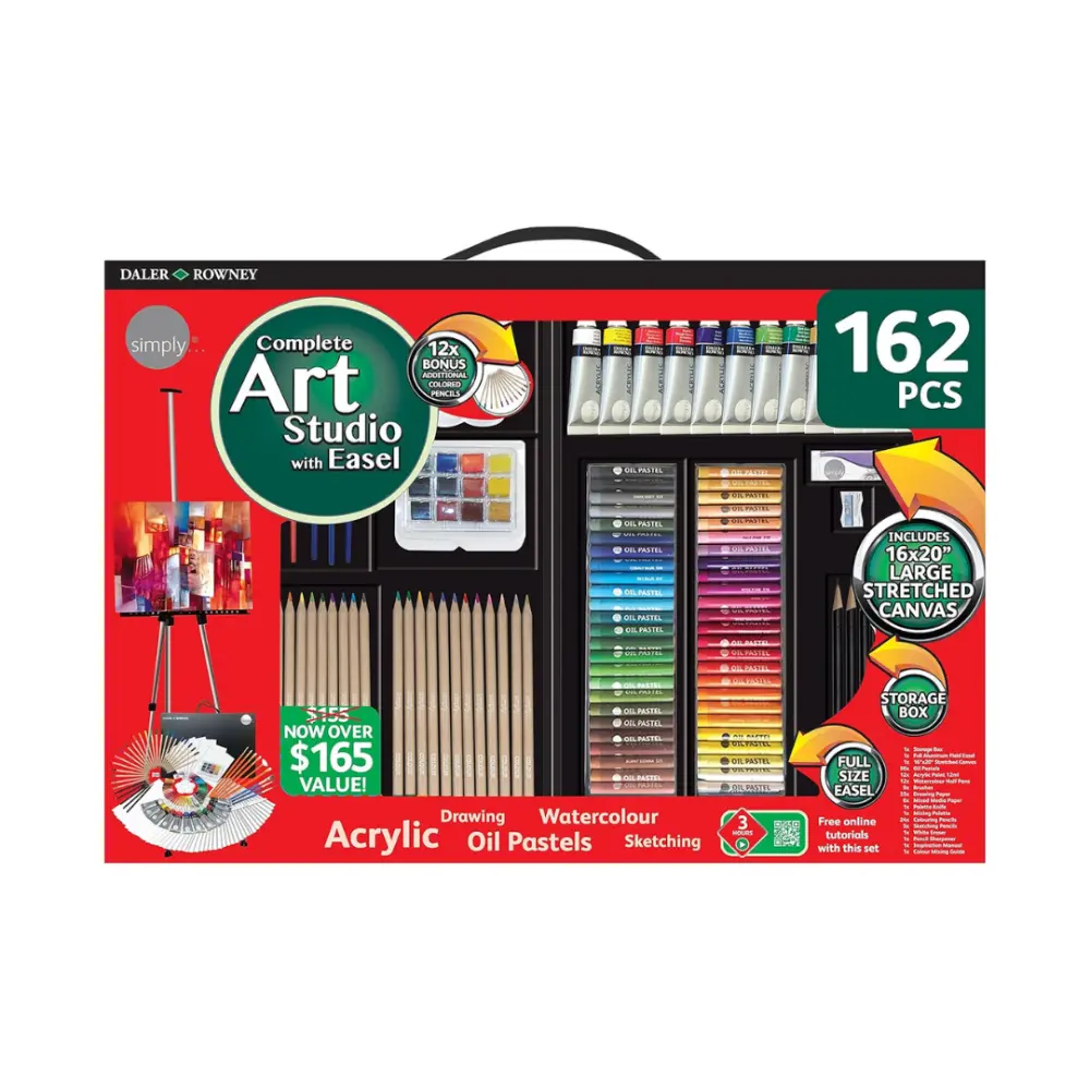 COMPLET ART STUDIO 162 PIEZAS DALER ROWNEY 66378