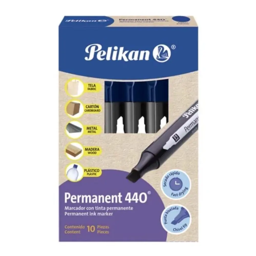 MARCADOR PELIKAN PERMANENTE 440 AZUL