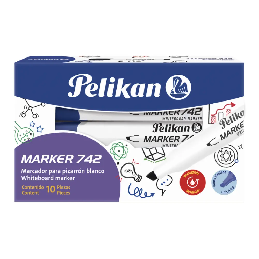 MARCADOR PELIKAN FLASH MARKER 742 AZUL