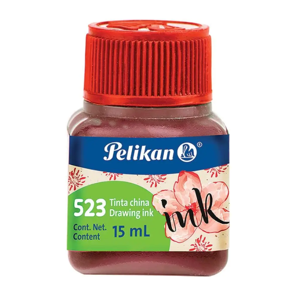 TINTA CHINA 523 PELIKAN ROJO 03