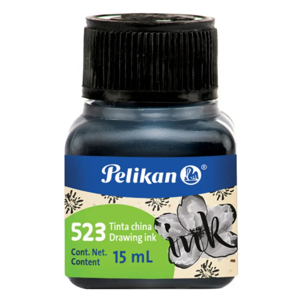 TINTA CHINA 523 PELIKAN NEGRO 17
