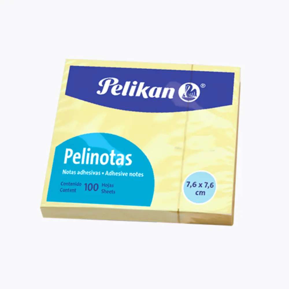 PELINOTAS ADHESIVAS PELIKAN 3X3 AMARILLA