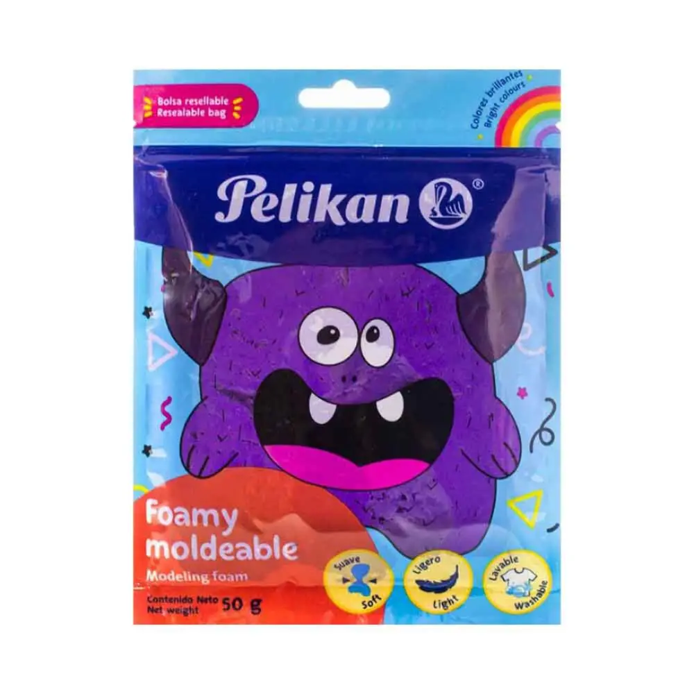 FOAMY MOLDEABLE PELIKAN 50 GR. MORADO