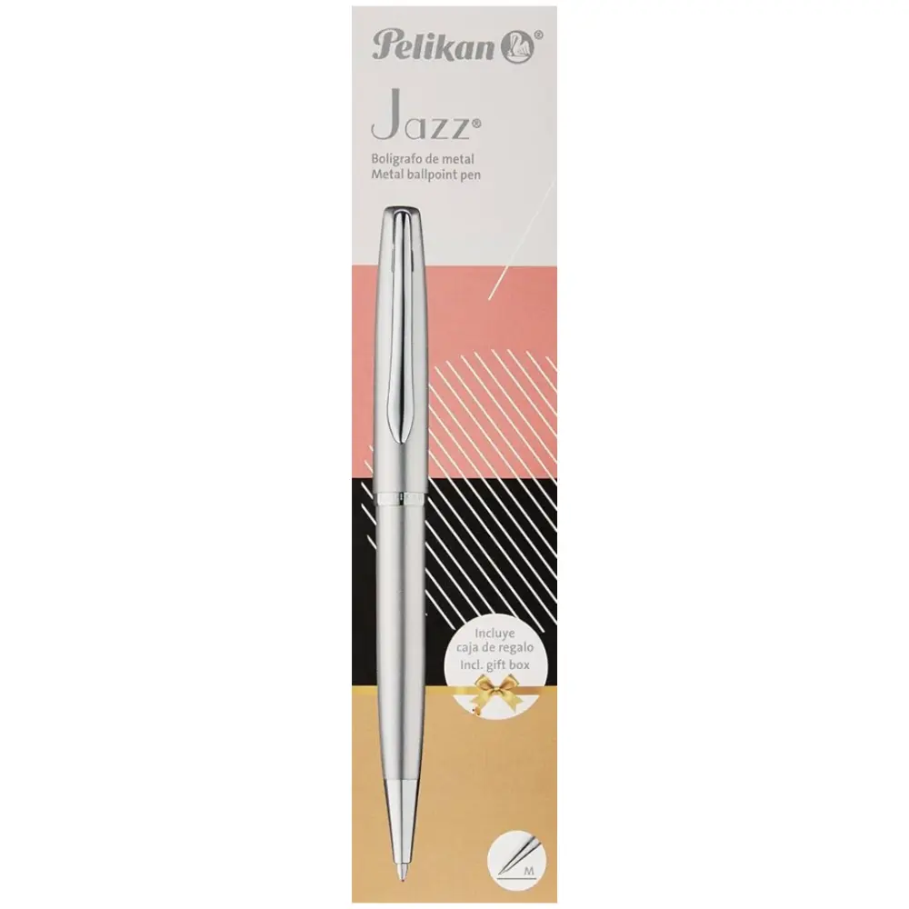 BOLIGRAFO PELIKAN JAZZ NOBLE ELEGANCE PLATA