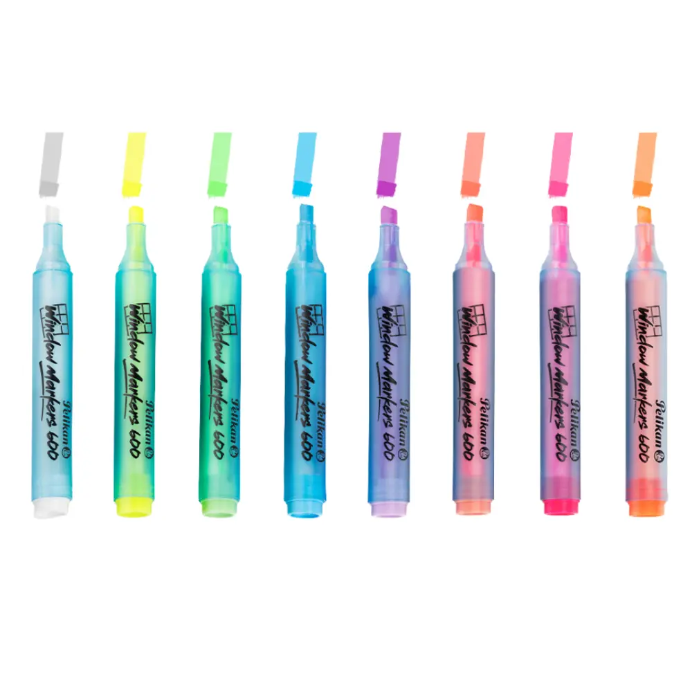 MARCADOR PELIKAN WINDOW MARKERS 600 PTE. C/8 PZAS. - Image 2