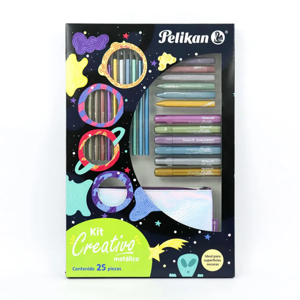 KIT CREATIVO PELIKAN METALICO C/25 PZAS.