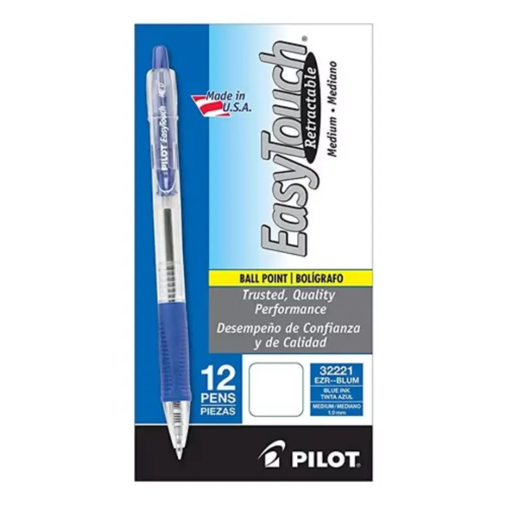 BOLIGRAFO PILOT RETRACTIL EASY TOUCH P/F AZUL 32211