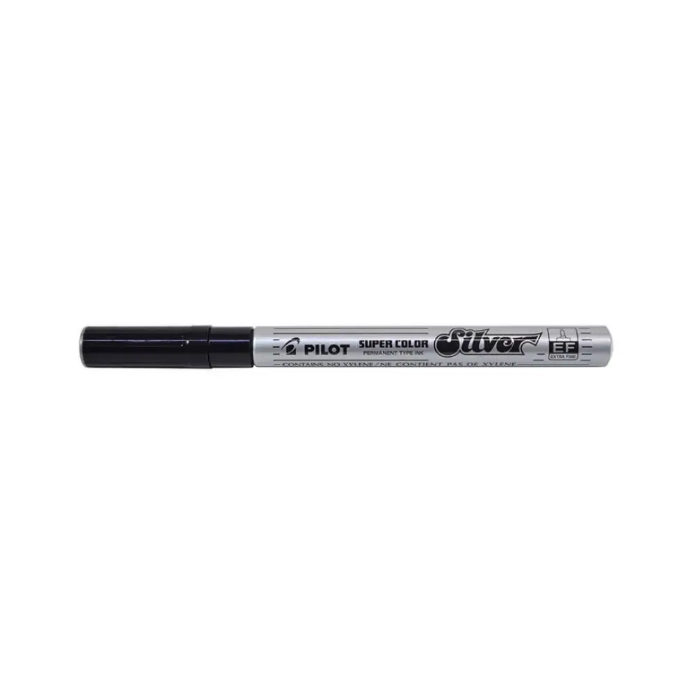 MARCADOR PILOT METALICO PUNTO EXTRA FINO PLATA 41801 - Image 2