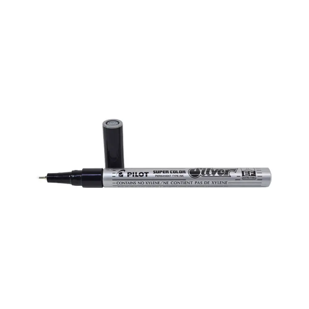 MARCADOR PILOT METALICO PUNTO EXTRA FINO PLATA 41801 - Image 3
