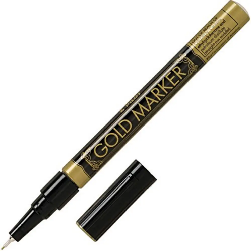 MARCADOR PILOT METALICO PUNTO EXTRA FINO ORO 41701 - Image 2