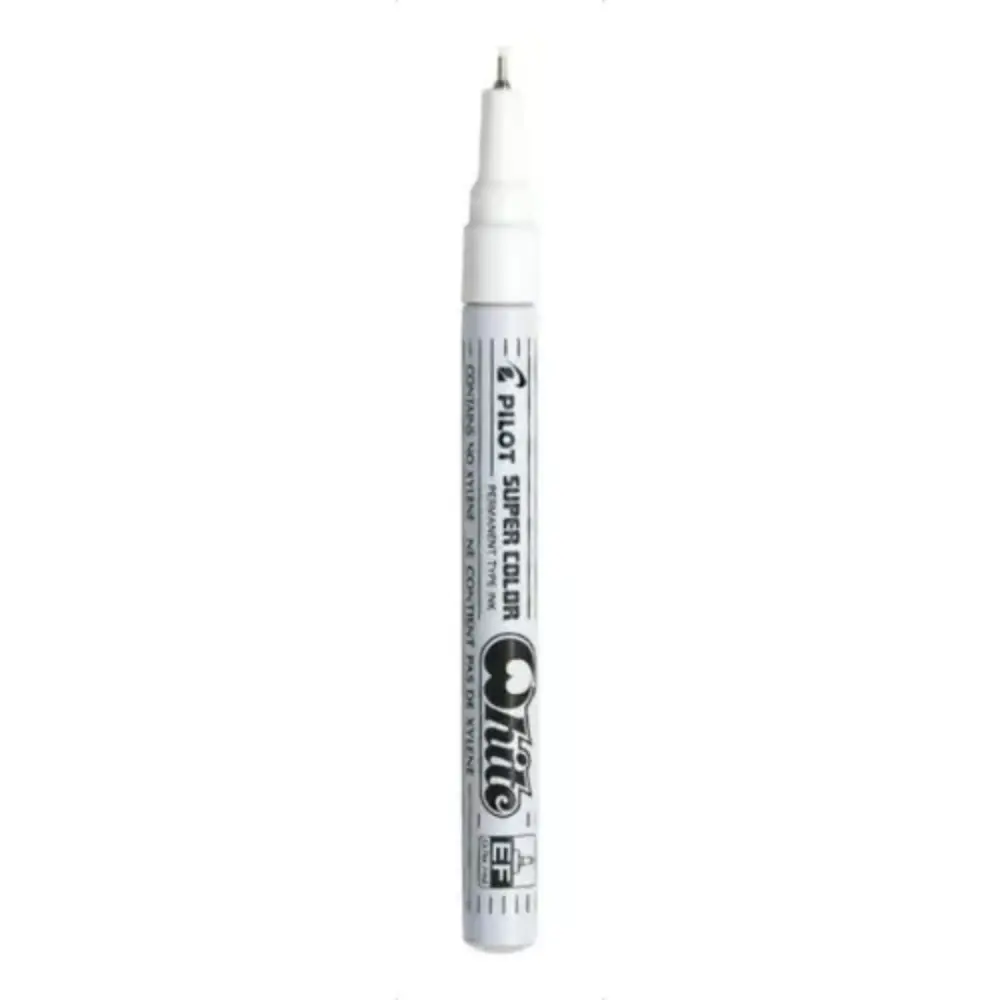 MARCADOR PILOT METALICO PUNTO EXTRA FINO BLANCO 41493 - Image 2