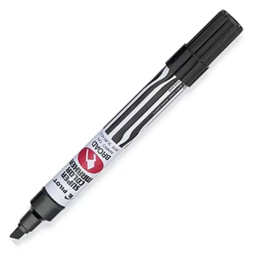 MARCADOR PERMANENTE RELLENABLE PILOT NEGRO SCB 44100