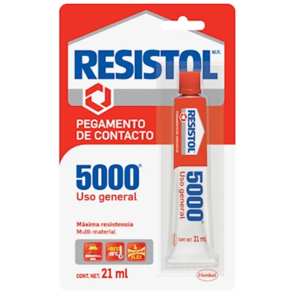 PEGAMENTO CONTACTO RESISTOL 5000 21 ML. USO GENERA